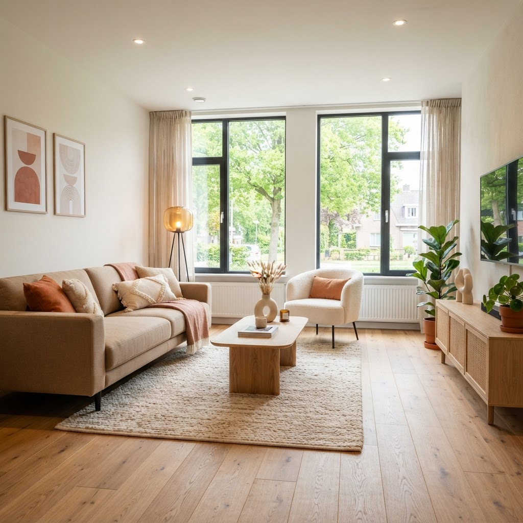A well-maintained rental property interior